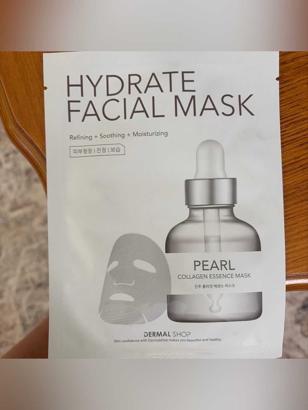 Pearl Hydrate Facial Mask - White Pearl Collagen Essence Sheet